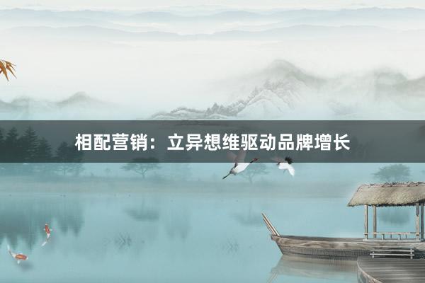 相配营销：立异想维驱动品牌增长